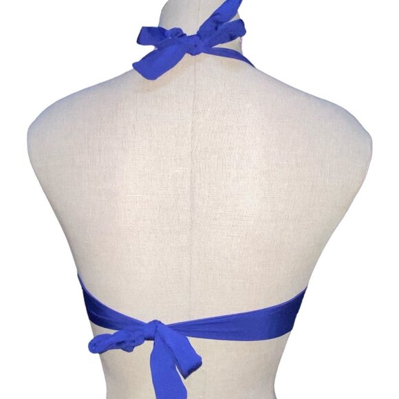 Stylus Swimwear S Top Women Blue Green Nylon Spandex - Picture 3 of 7